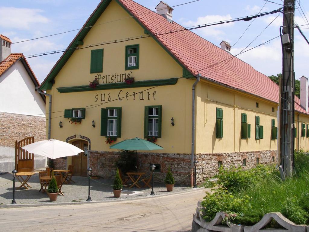 Pensiunea Sub Cetate Cisnădie Kültér fotó